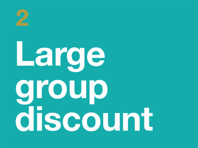 2. Large Group Discount